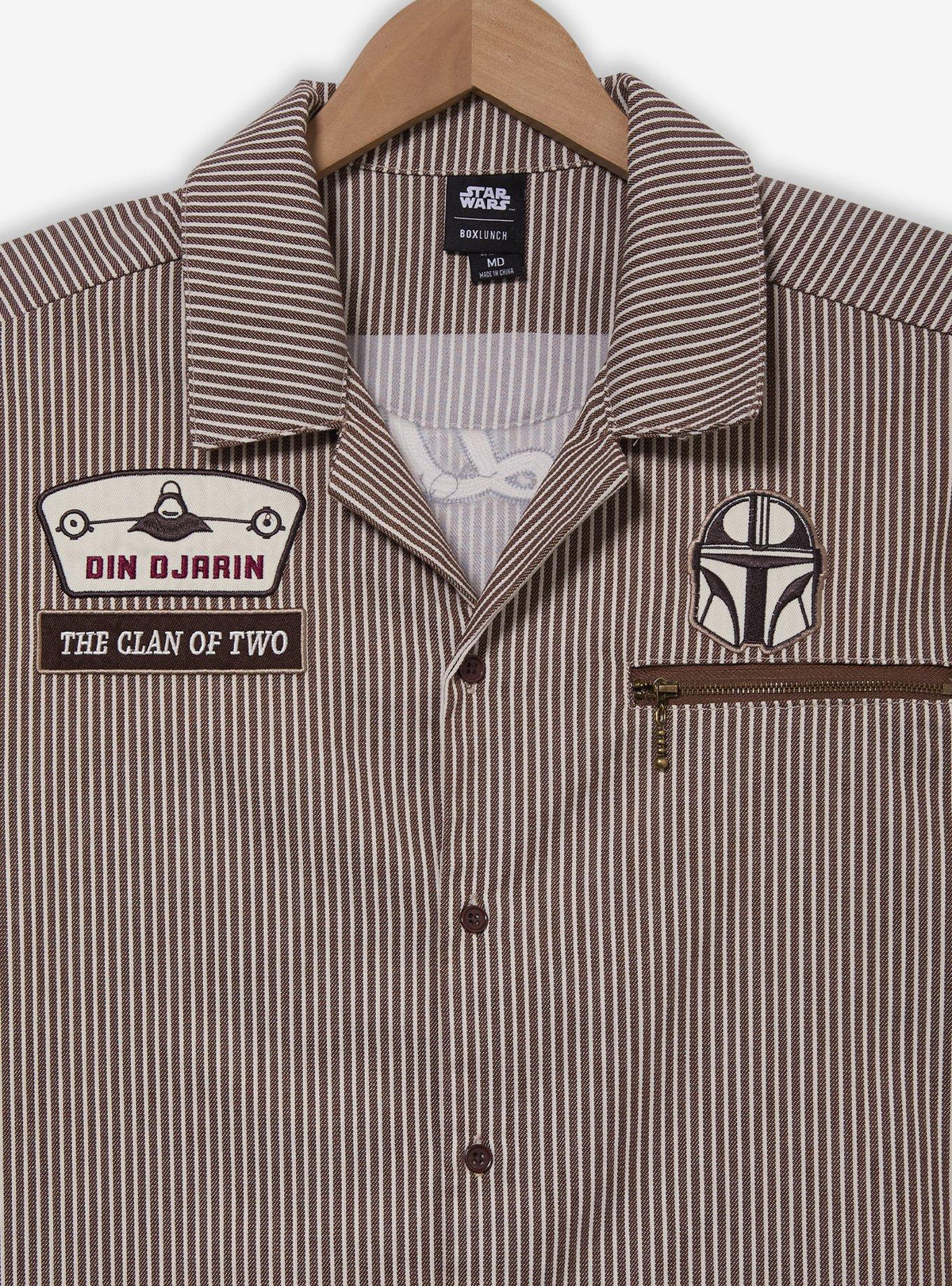 Camisa a botones a rayas de Din Djarin - The Mandalorian