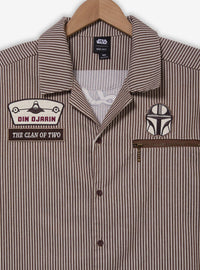 Camisa a botones a rayas de Din Djarin - The Mandalorian
