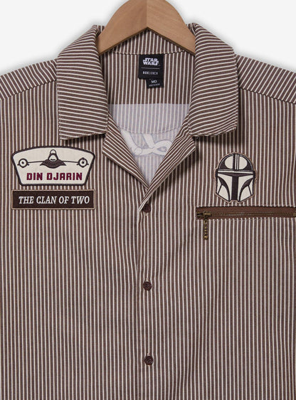 Camisa a botones a rayas de Din Djarin - The Mandalorian