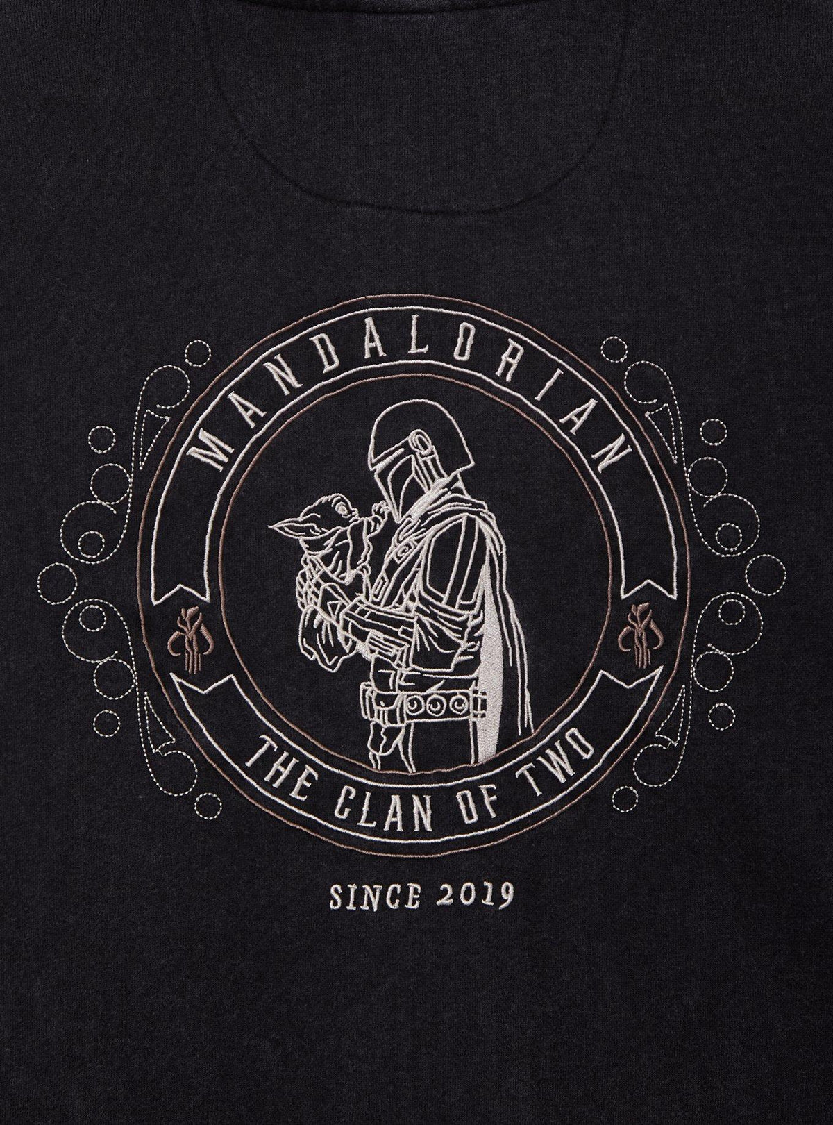 Polerón con cierre Star Wars The Mandalorian Mando y Grogu