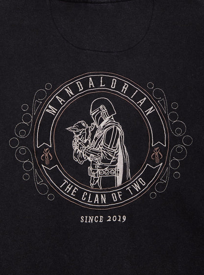 Polerón con cierre Star Wars The Mandalorian Mando y Grogu