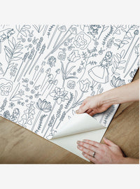 Papel mural autoadhesivo Disney Alice in Wonderland