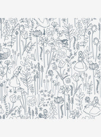 Papel mural autoadhesivo Disney Alice in Wonderland