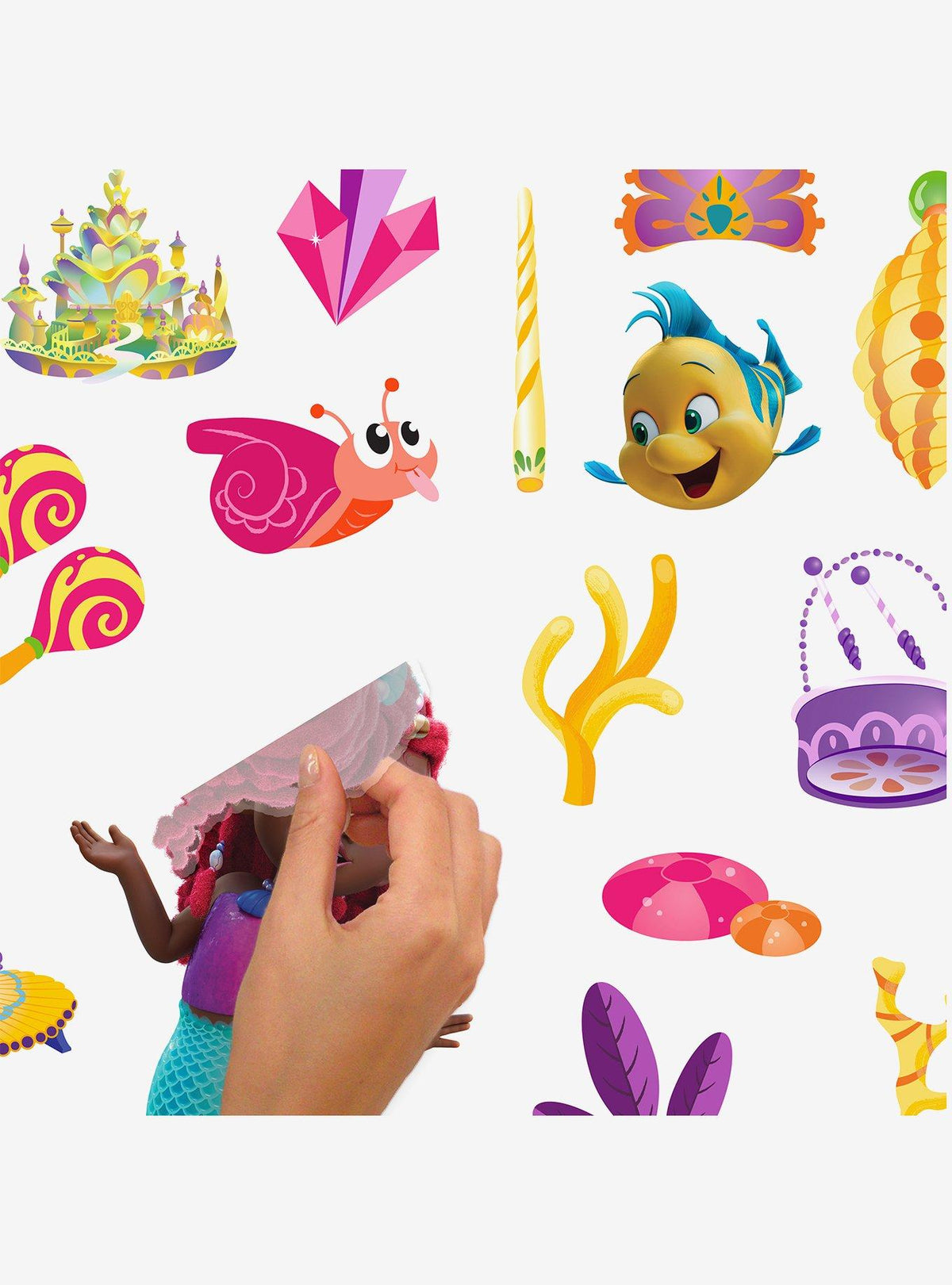 Disney Junior Ariel y sus amigos: adhesivos de pared