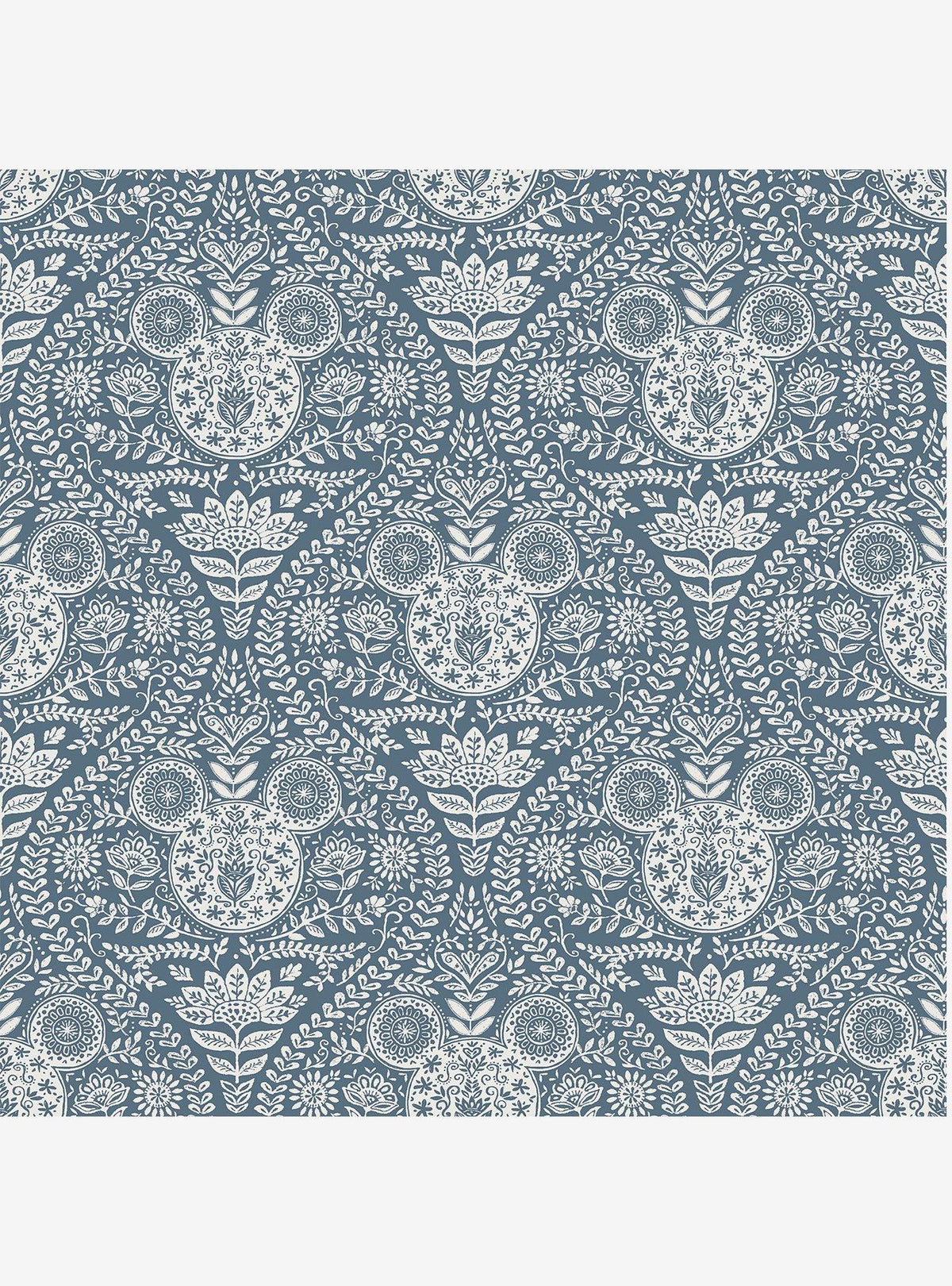 Papel mural adhesivo azul Disney Mickey Mouse