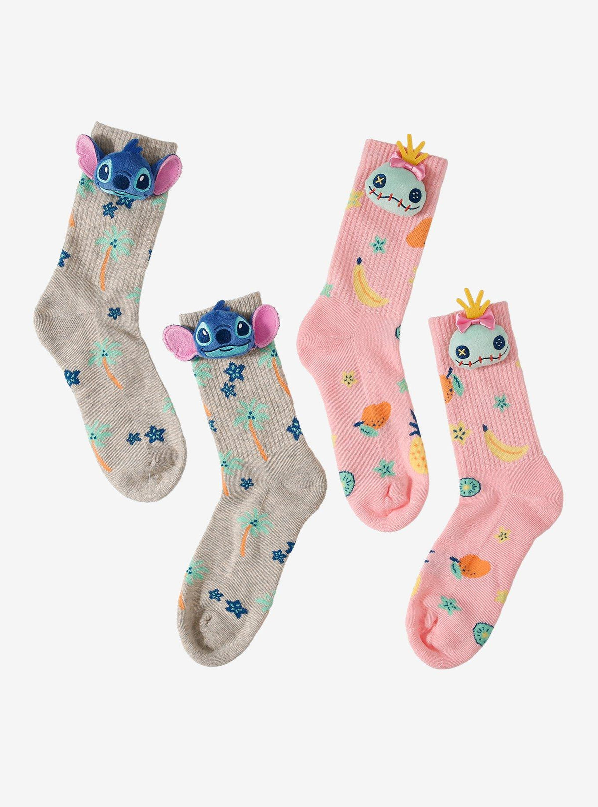 Calcetines Disney de Stitch y Scrump, 2 pares