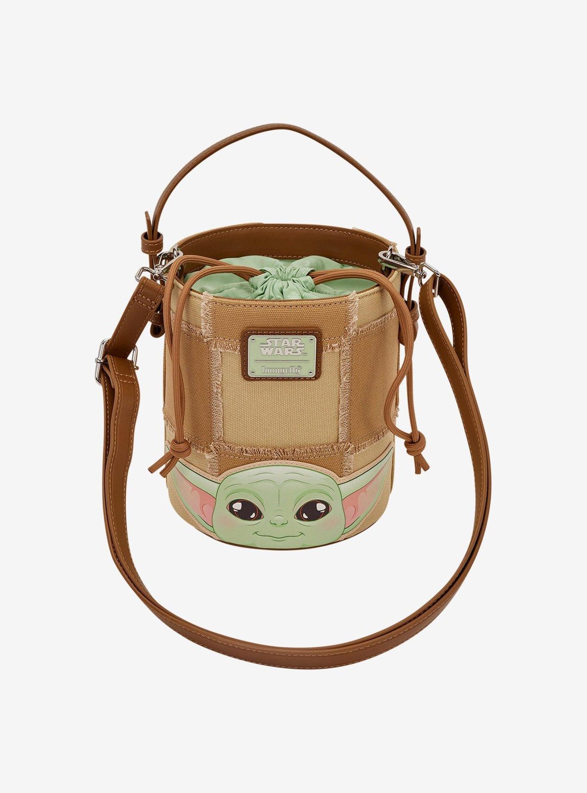 Bolso cubo cruzado The Mandalorian con monedero