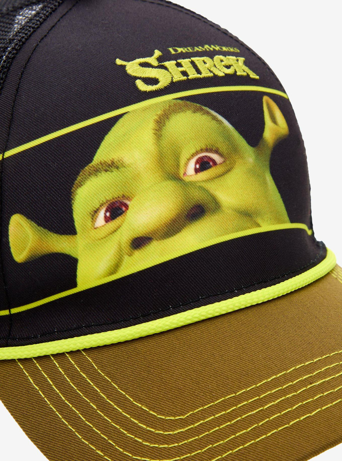 Jockey trucker de Shrek con ojos al frente