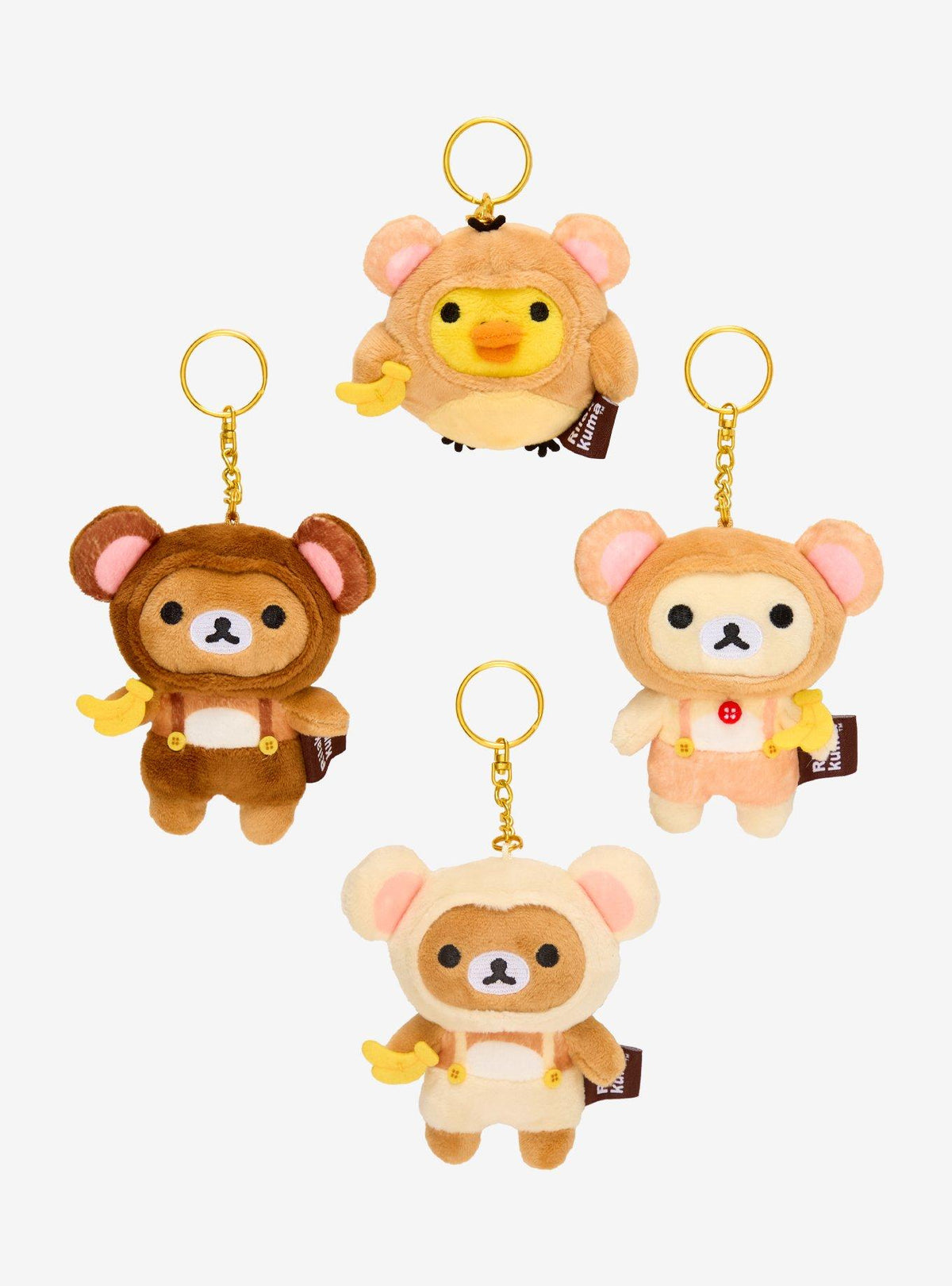 Charm de peluche sorpresa de Rilakkuma y amigos