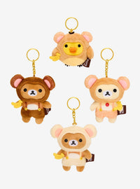Charm de peluche sorpresa de Rilakkuma y amigos