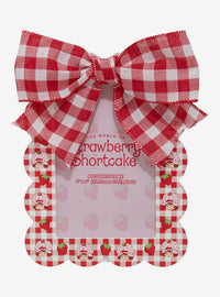 Portarretrato Strawberry Shortcake con lazo vichy