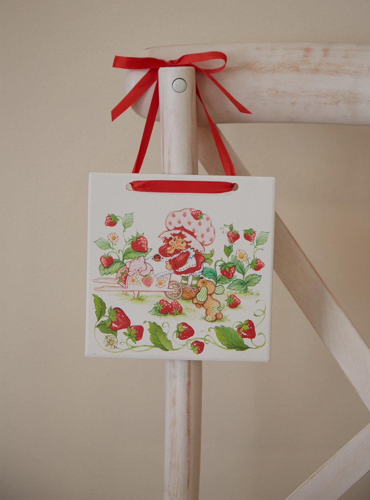Cuadro de pared Strawberry Shortcake en el jardín