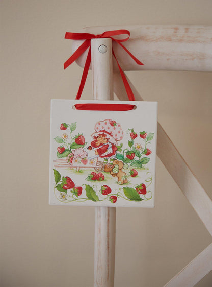 Cuadro de pared Strawberry Shortcake en el jardín