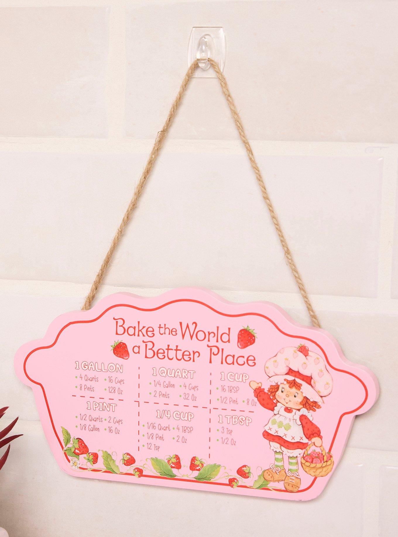 Tabla de conversiones de cocina Strawberry Shortcake