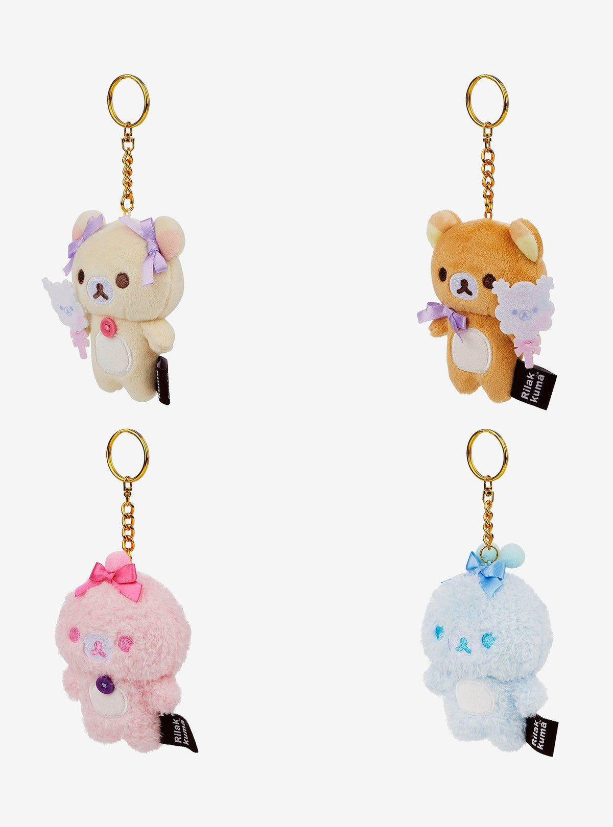Rilakkuma y amigos: colgante de peluche sorpresa