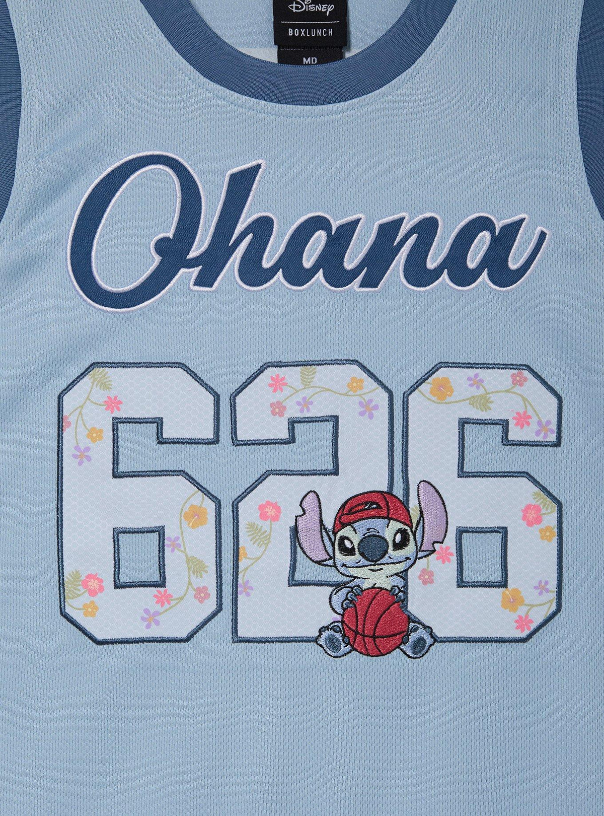 Camiseta deportiva corta Ohana de Lilo & Stitch para mujer