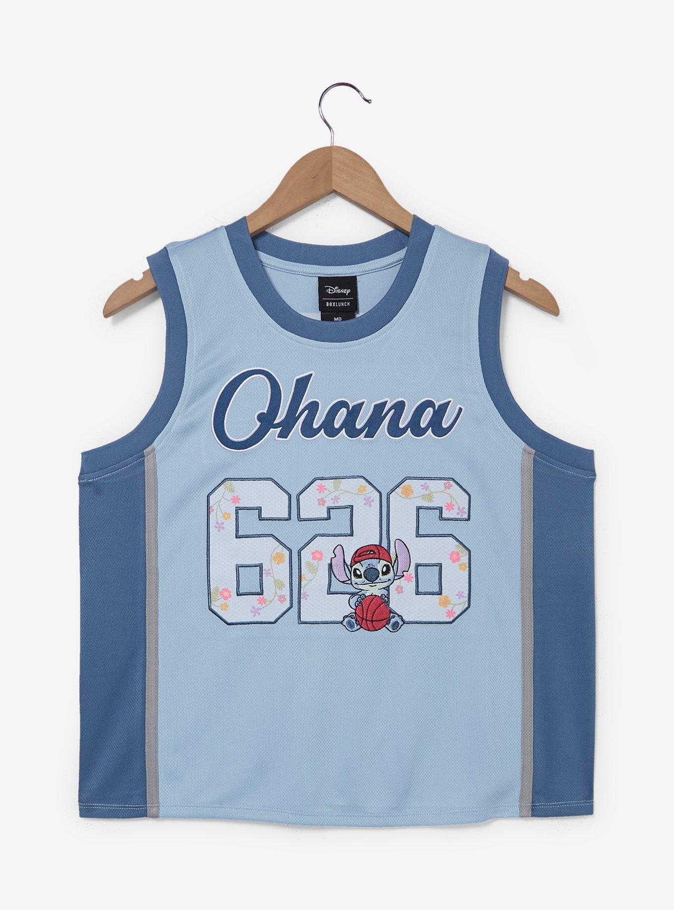 Camiseta deportiva corta Ohana de Lilo & Stitch para mujer