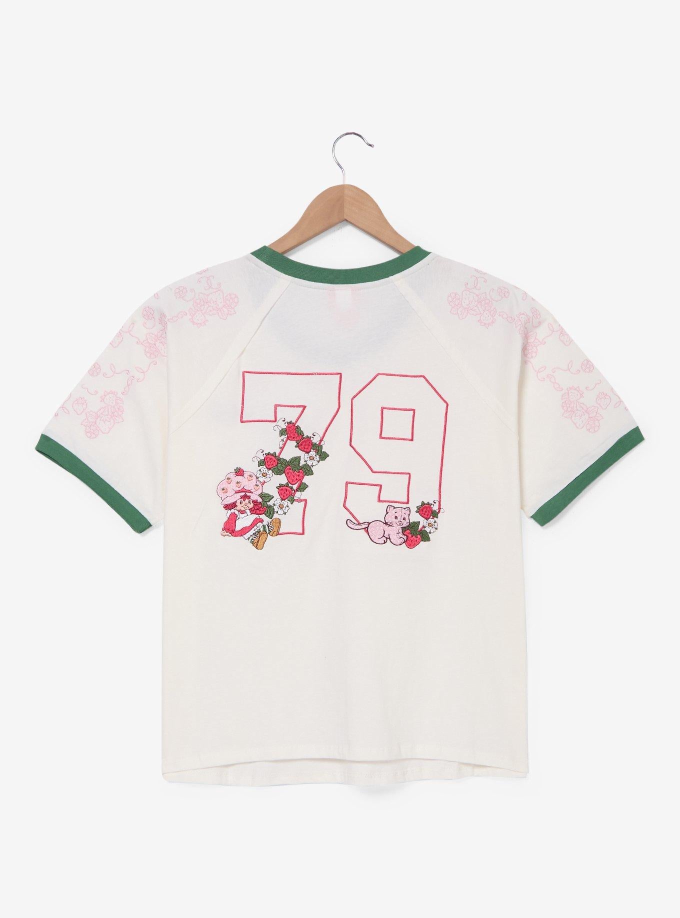 Polera de jersey bordada Strawberry Shortcake para mujer