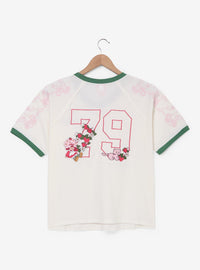 Polera de jersey bordada Strawberry Shortcake para mujer