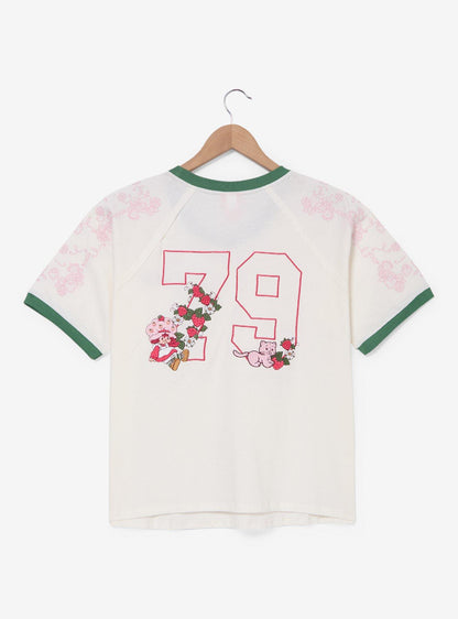 Polera de jersey bordada Strawberry Shortcake para mujer