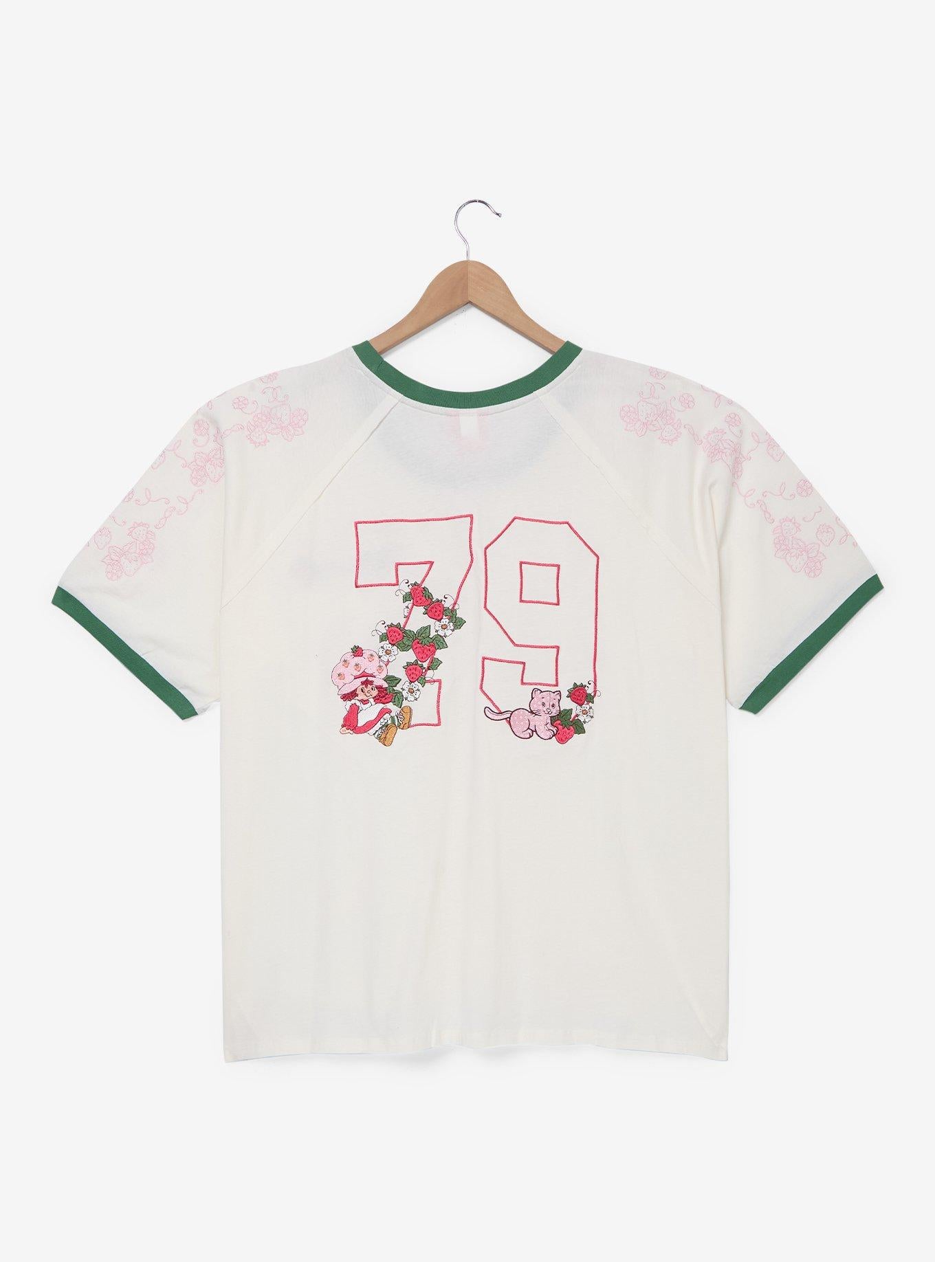 Polera bordada de Strawberry Shortcake talla grande para mujer