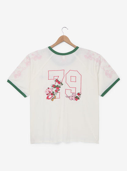 Polera bordada de Strawberry Shortcake talla grande para mujer