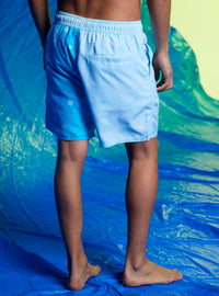Traje de baño Ponyo con paneles azules
