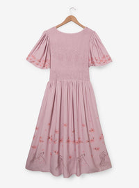Vestido midi Princesa Kaguya con flores de cerezo