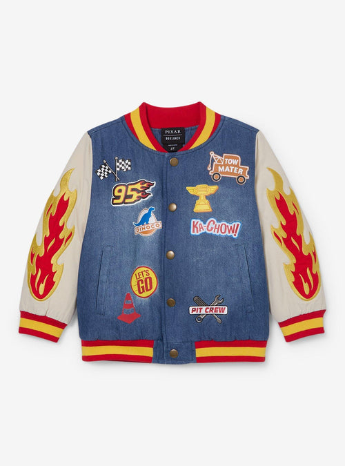 Chaqueta bomber infantil Disney Pixar Cars con llamas