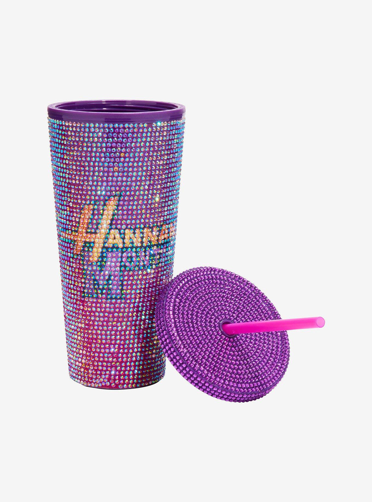 Vaso de carnaval con brillantes de Hannah Montana · Space Store