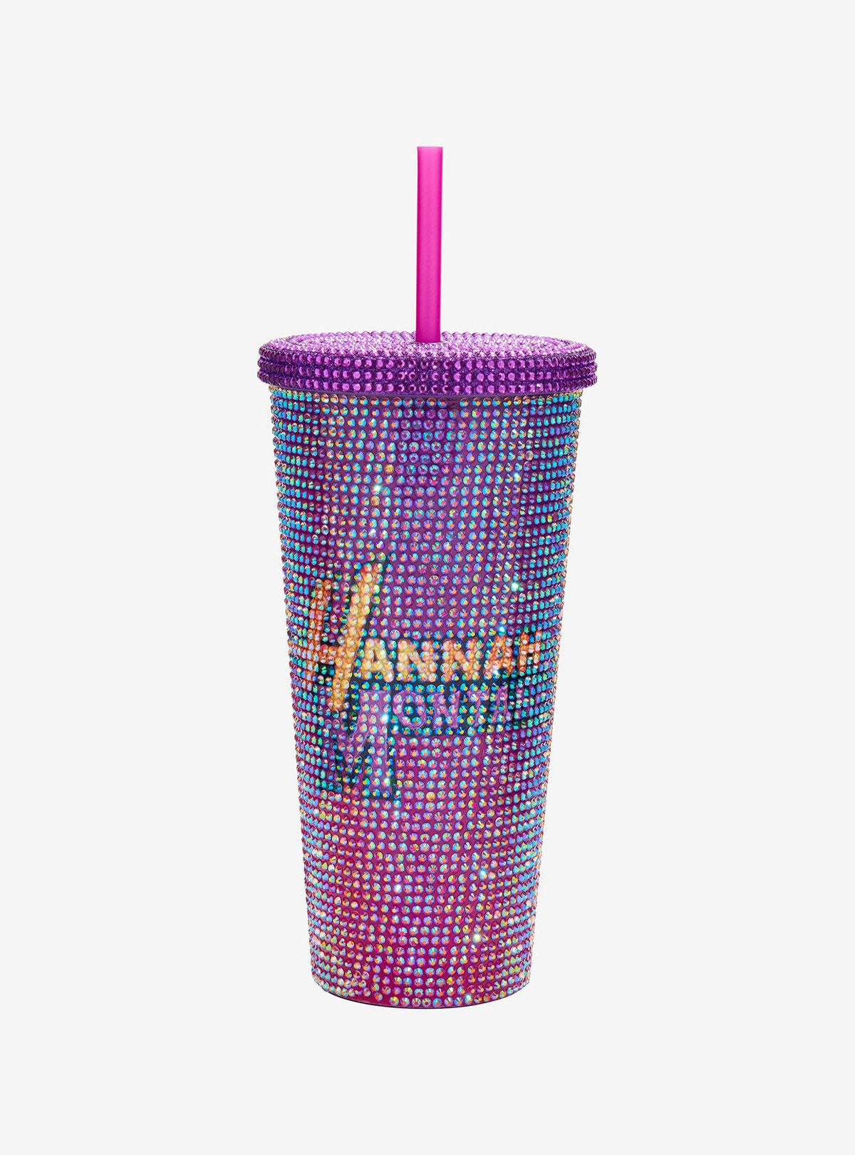 Vaso de carnaval con brillantes de Hannah Montana · Space Store