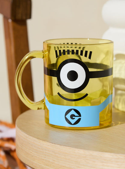 Taza de vidrio Minions Smile