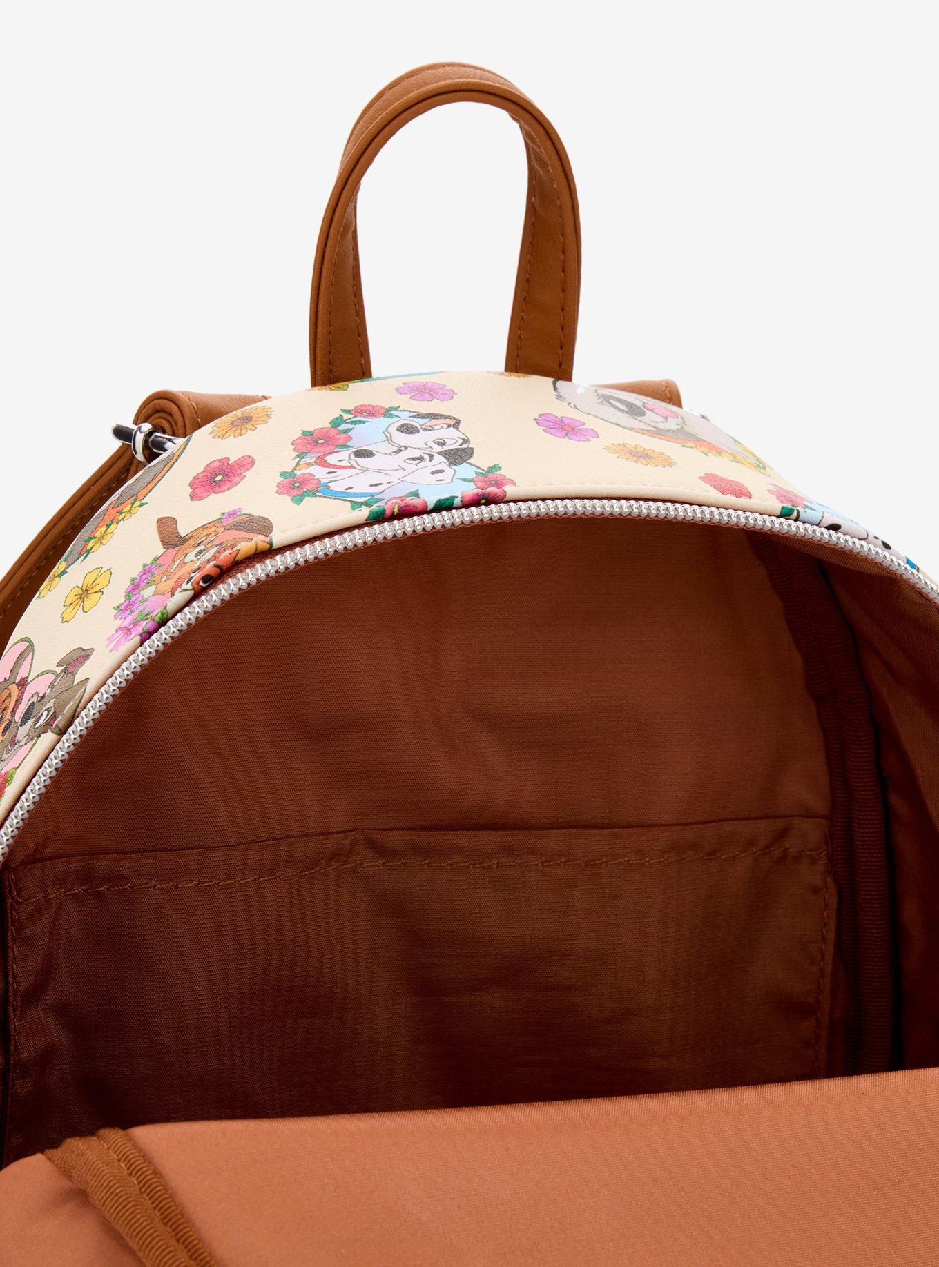 Mochila mini Disney Perros con Flores y Corazones