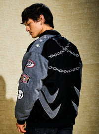 Chaqueta moto DC Comics Supergirl y Lobo