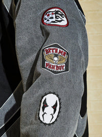 Chaqueta moto DC Comics Supergirl y Lobo