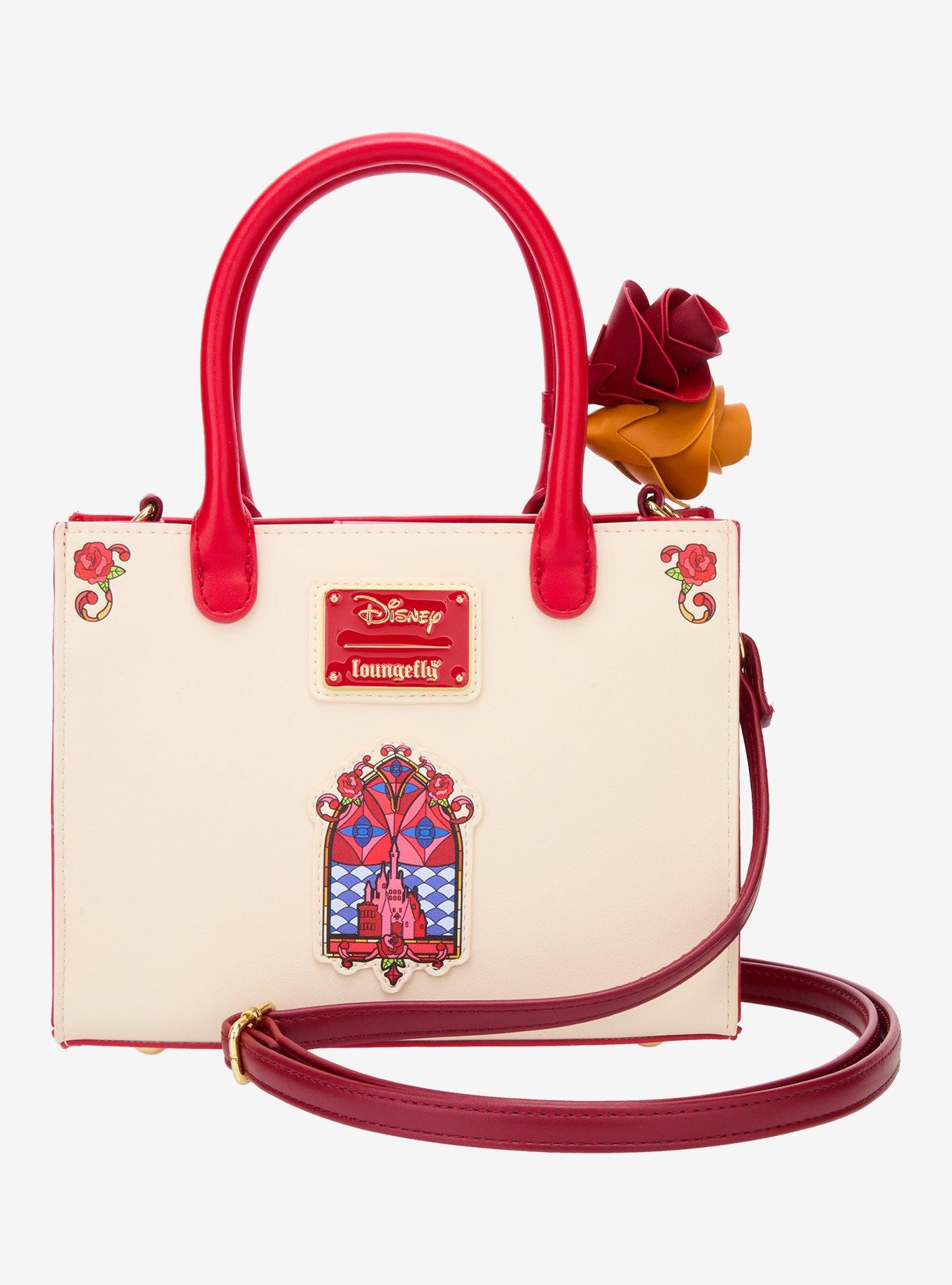 Cartera cruzada Beauty and the Beast con retrato de Belle