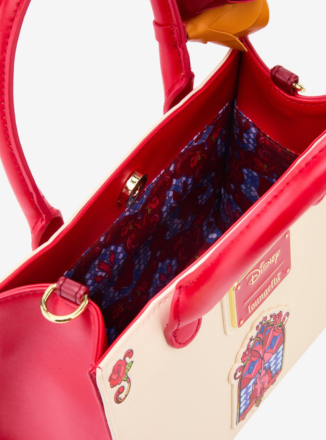 Cartera cruzada Beauty and the Beast con retrato de Belle