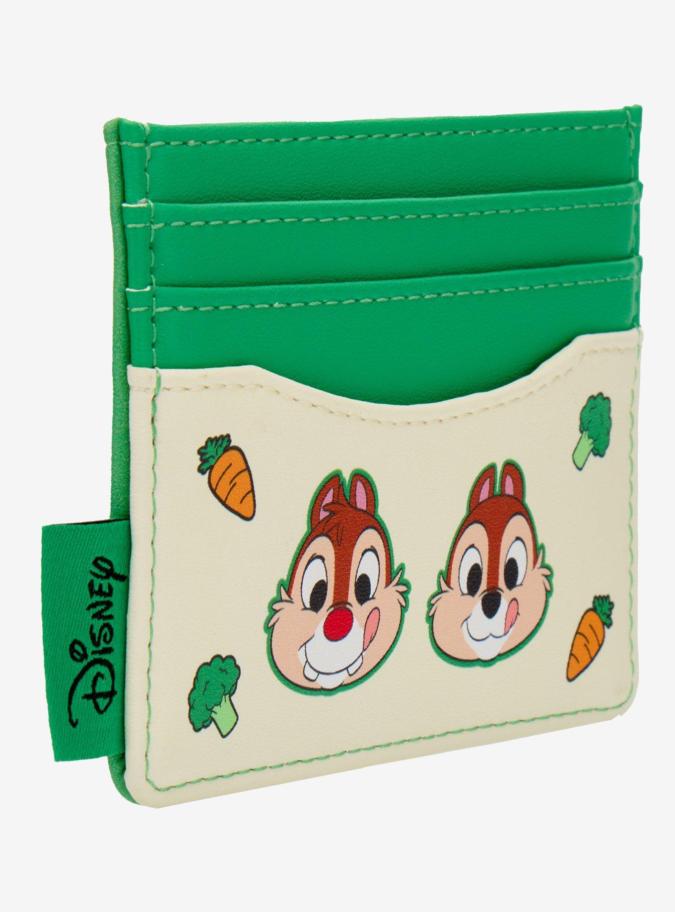 Tarjetero Disney Chip & Dale con verduras