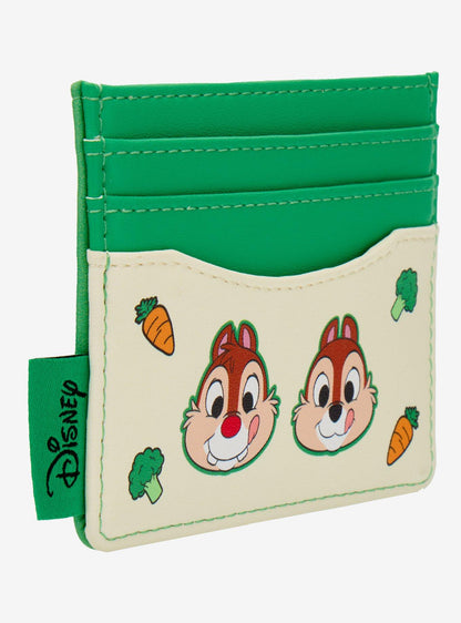Tarjetero Disney Chip & Dale con verduras
