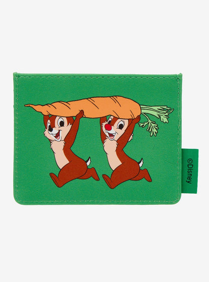 Tarjetero Disney Chip & Dale con verduras