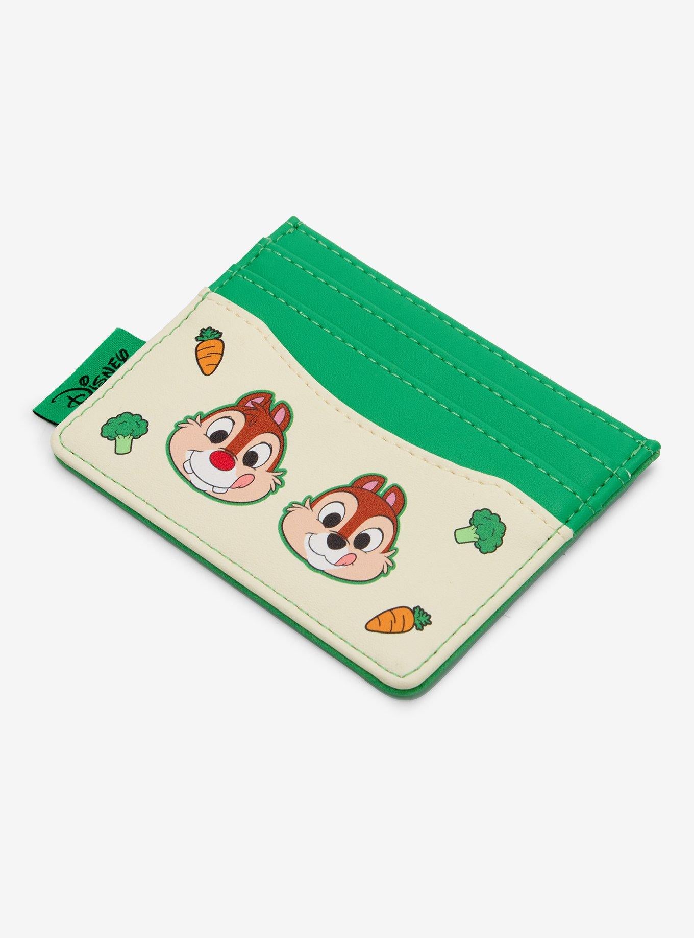 Tarjetero Disney Chip & Dale con verduras