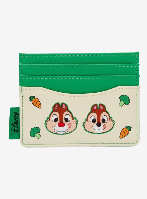 Tarjetero Disney Chip & Dale con verduras