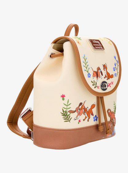 Mochila mini Disney The Fox and the Hound Floral