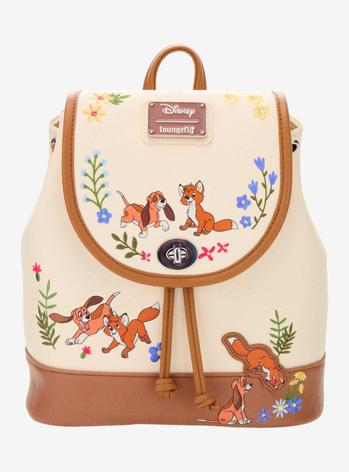 Mochila mini Disney The Fox and the Hound Floral