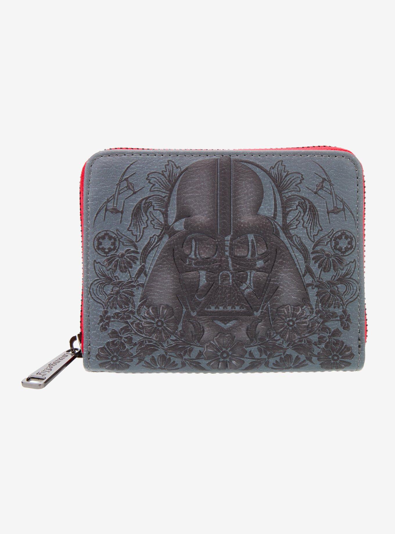 Billetera Star Wars Darth Vader Floral en Relieve