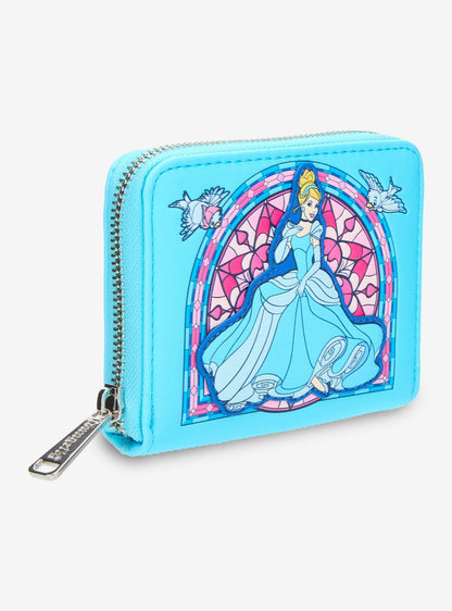 Billetera pequeña Disney Cinderella con vitral