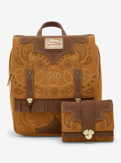 Mochila mini de Minnie Mouse con diseño western