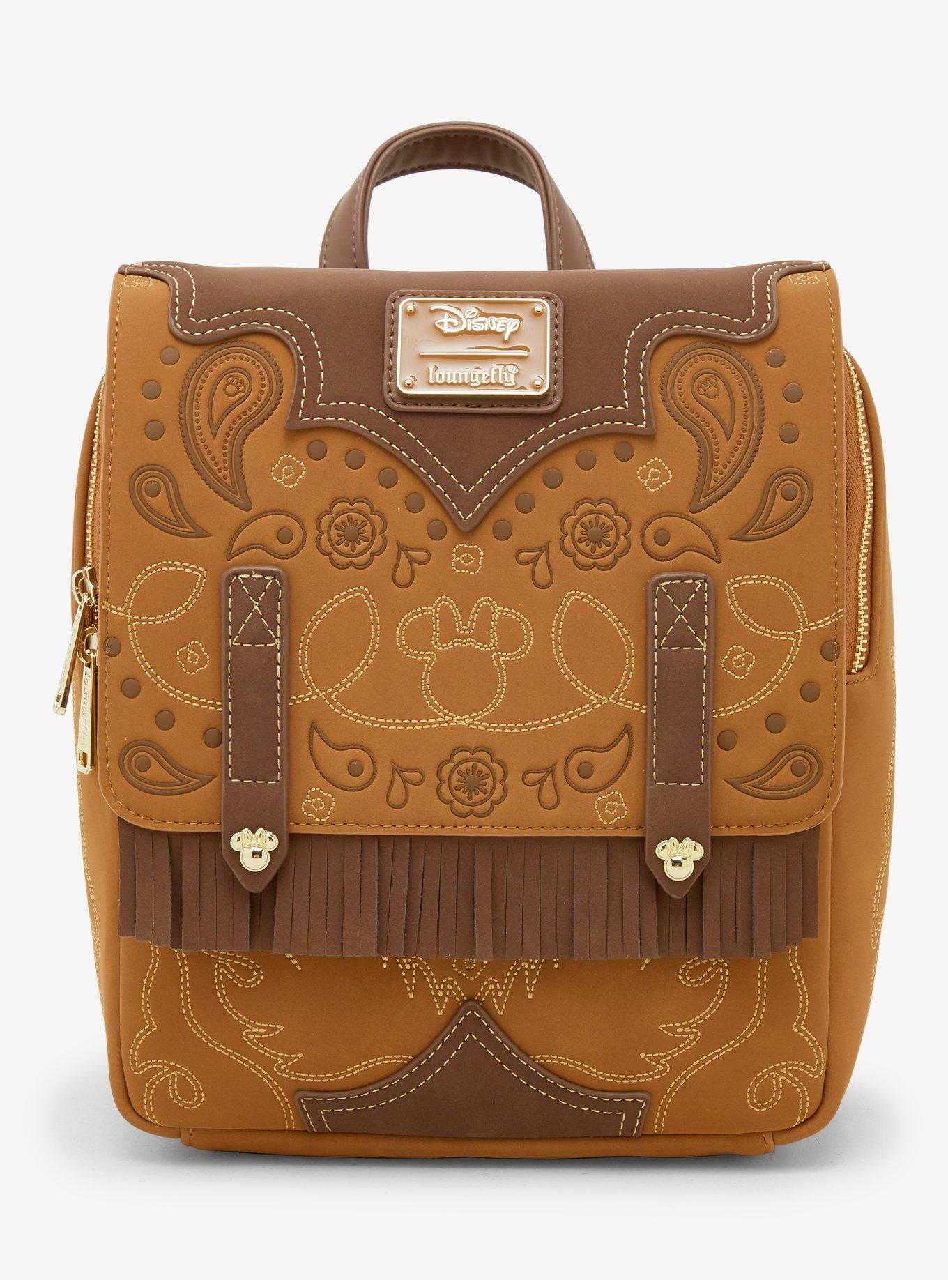 Mochila mini de Minnie Mouse con diseño western