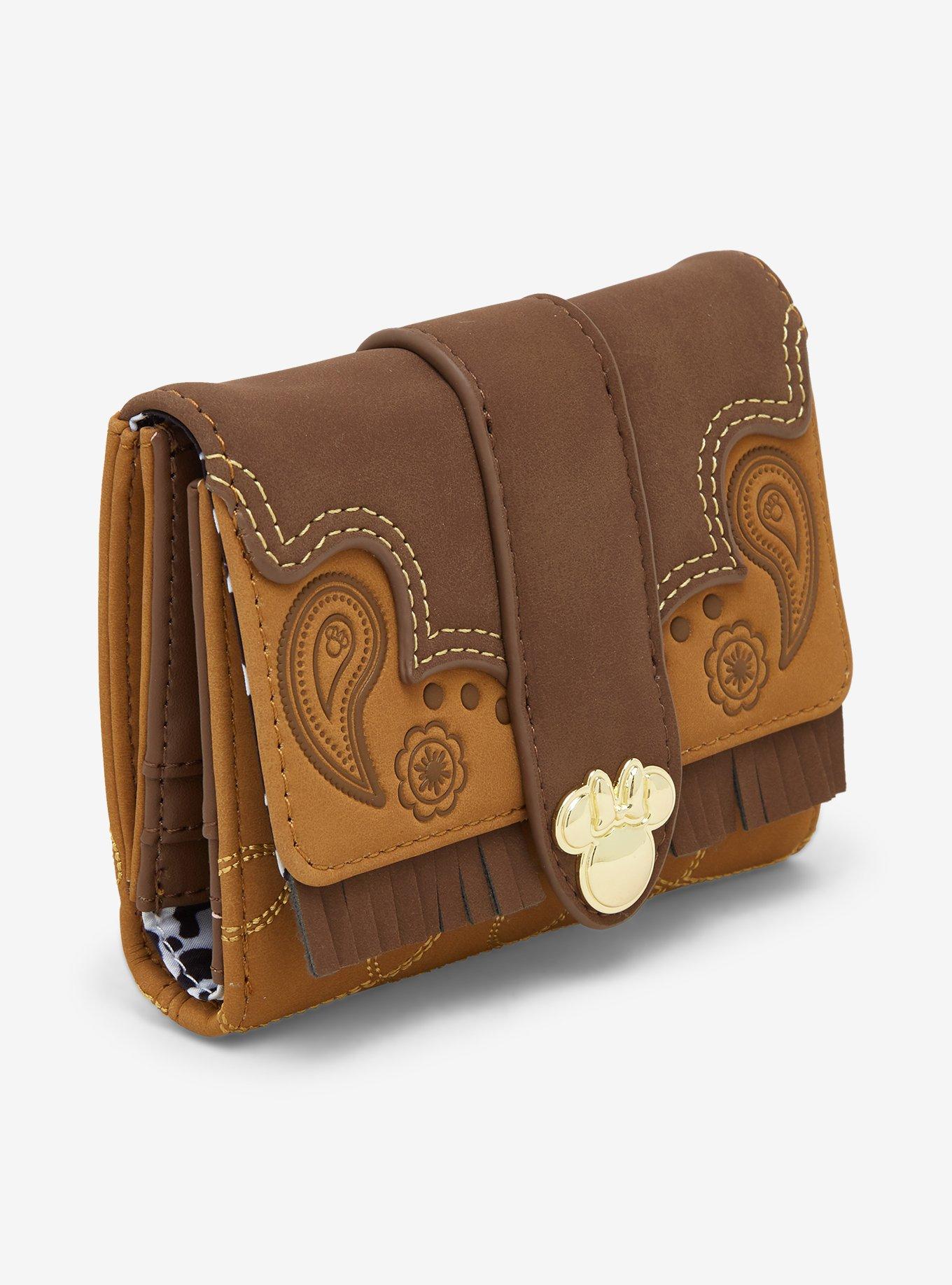 Billetera con diseño western de Minnie Mouse