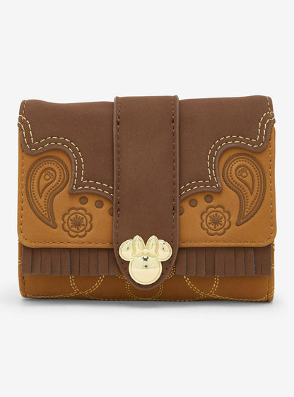 Billetera con diseño western de Minnie Mouse